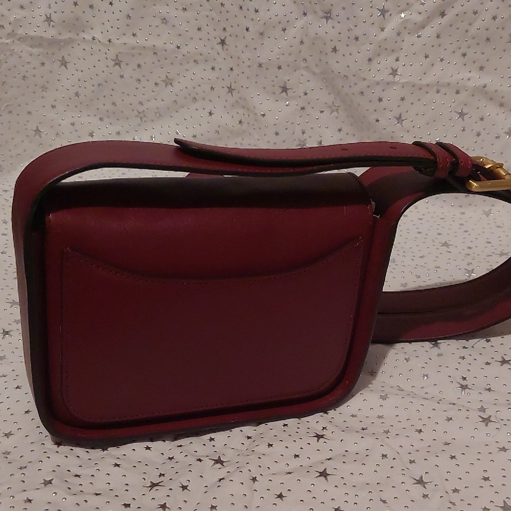 Burgundy Crossbody Bag. Like New - Picture 7 of 12